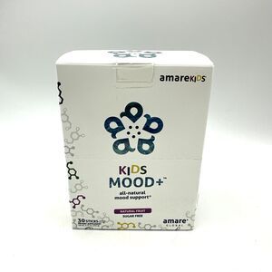 Amare Global Kids Mood+ Support Sugar Free Natural Fruit 30 Sticks *EX*6/25**